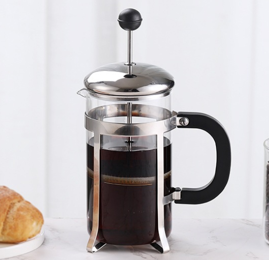 French Press Coffee Maker Ounce 4 Level Filtration System Glass French Coffee Press Surface Stainless Steel 12 20 34 Color Box