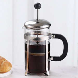 French Press Coffee Maker Ounce 4 Level Filtration System Glass French Coffee Press Surface Stainless Steel 12 20 34 Color Box