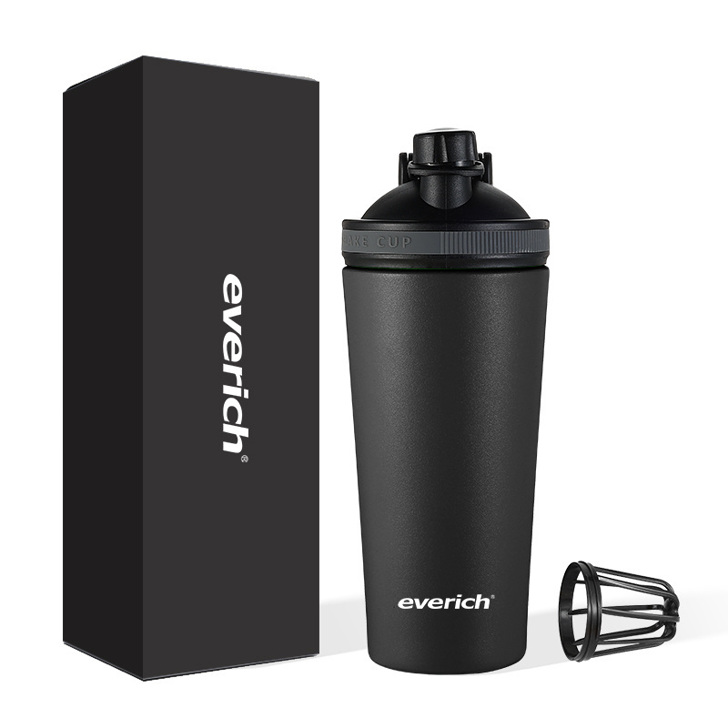 New Double Wall Stainless Steel Water Bottle Shakes Protein Bottles Shaker