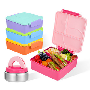 Leak Proof Stainless Steel Food Jar Lunch Box Kids Lunch Box for School Use