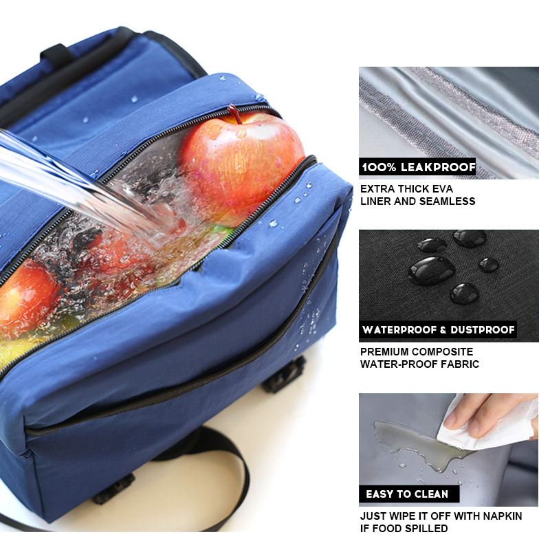 ODM Wholesale Waterproof Picnic Lunch Bag Custom Soft Cooler Bag Portable Fashion Insulated Picnic Bag