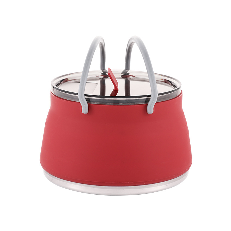 Portable Travel Kettle Portable Foldable Collapsible Outdoor silicone Kettle