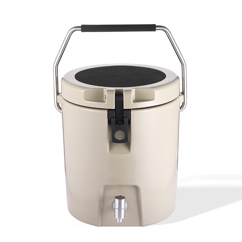 Outdoor Camping Water Jug 8L Water Tank Insulation Drinking Cooler Beverage Wine Buckets Hard Ice Cooler