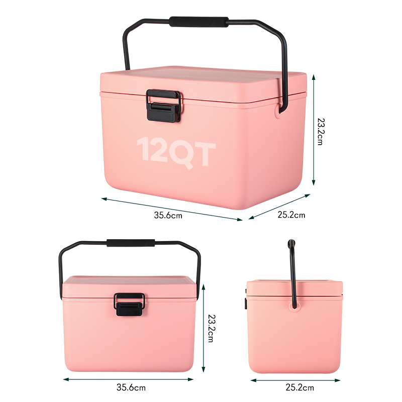 Custom Portable Mini Cooler  Plastic Ice Chest Food Beer Fish Camping Hard Rotomolded Coolers Box