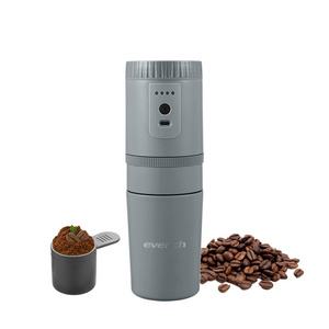 Travel car holder ABS stainless steel cup cafe bean grinfers coffee grinder Electric coffee maker with usb charging