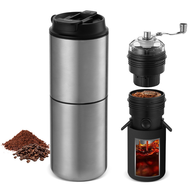 Portable wireless coffee maker small travel rechargeable handheld coffee cup mini espresso coffee machine outdoor