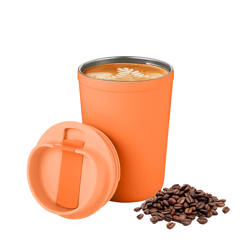 new design coffee stainless steel cup with sealed lid customization color leak proof keep coffee warm or hot