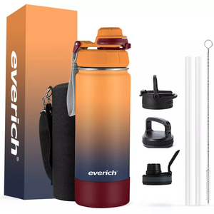 2024 new design Double Wall Vacuum Water Bottle 32Oz  insulated stainless steel water bottle with custom logo and packing