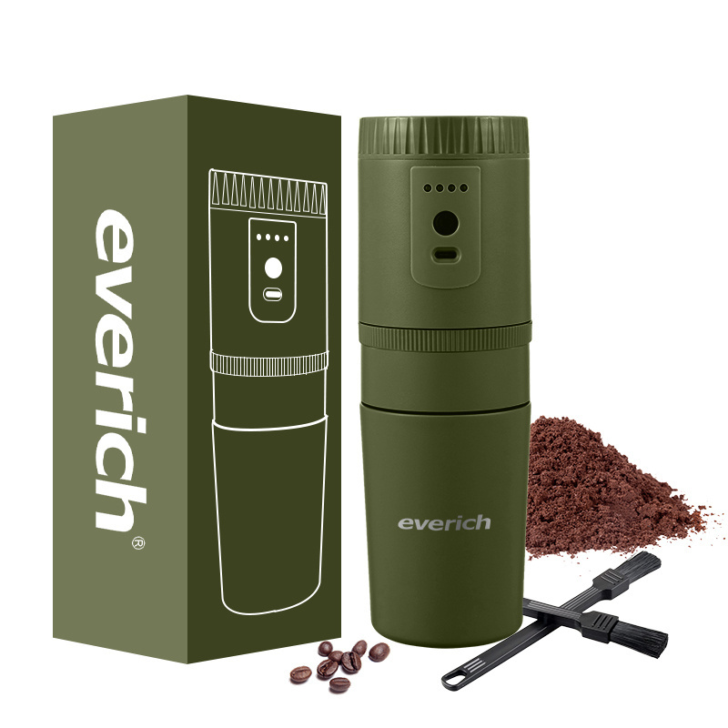 Original Portable Electric Coffee Bean Grinder With Brew Drip Function Stainless Steel Blades