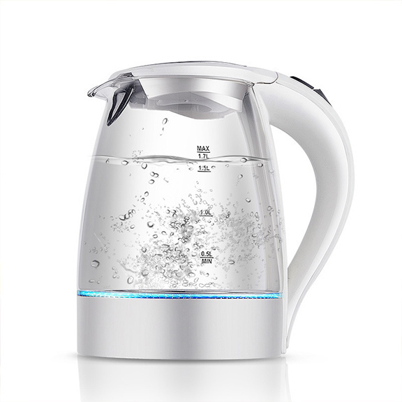 Electric Home Appliances 1.7L Glass Electric Kettle For Hot Water Double Wall With Electric Jug