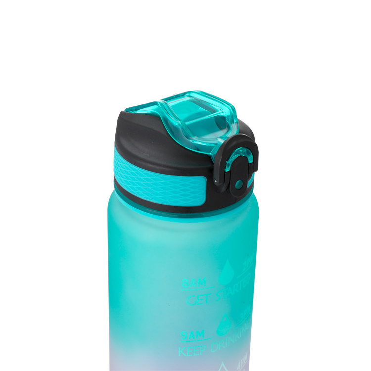 In stock promotion korean sk 32oz tritan water bottle with straw plastic