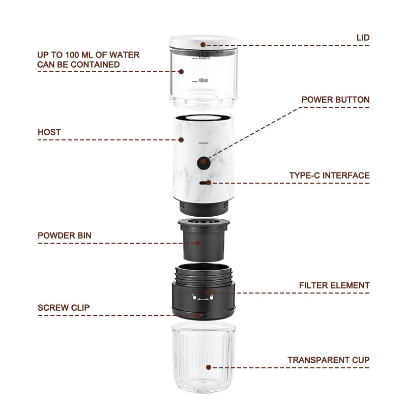 best coffee grinders espresso coffee grinders portable electric coffee machine with usb charging