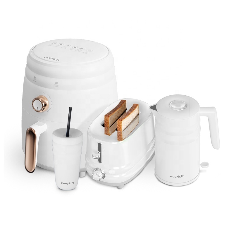 Electric kettle & toaster sandwich maker toaster bread toaster 2 slice stainless steel kettle jug water boiler water bottle cups