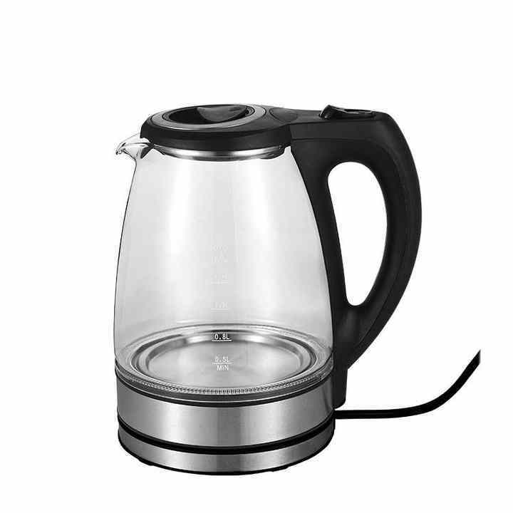 Multi-certified home hotel electric kettle with light and BPA material