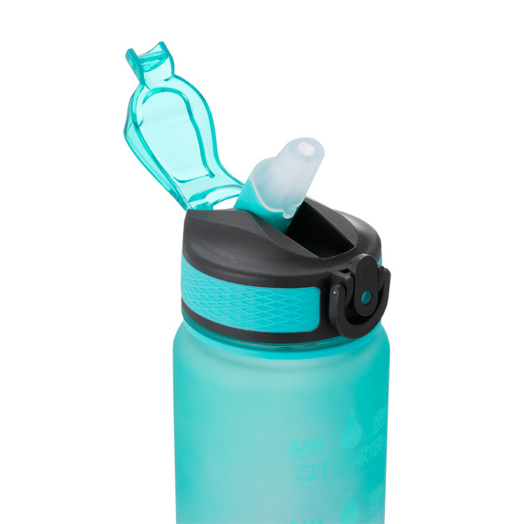 In stock promotion korean sk 32oz tritan water bottle with straw plastic