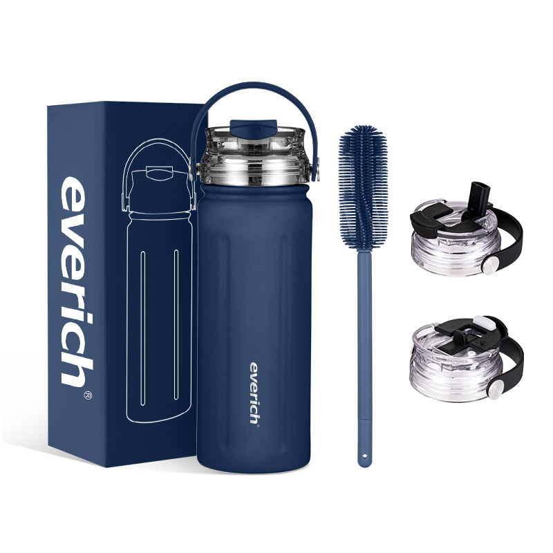 everich Sport thermal Vacuum Insulated Stainless Steel Water Bottle with handle