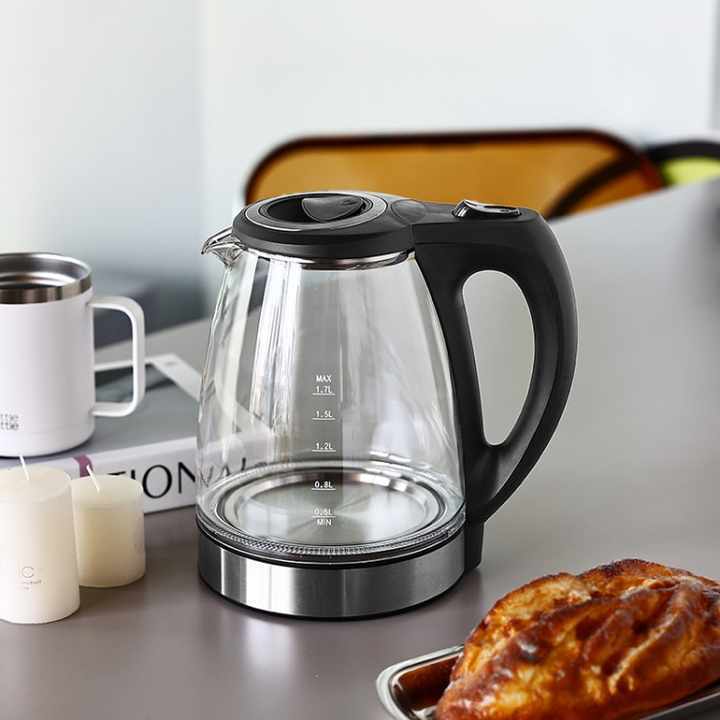 Multi-certified home hotel electric kettle with light and BPA material