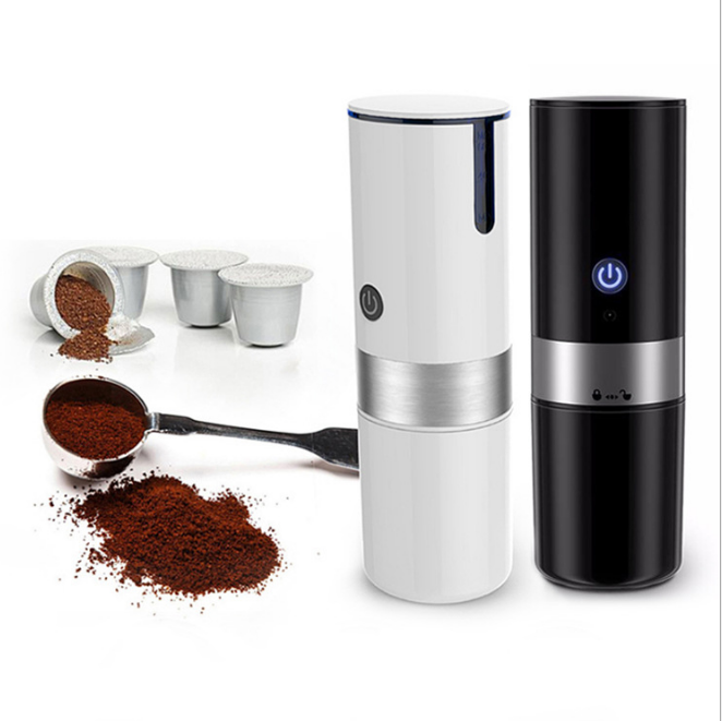 New design small mini portable coffee maker machine automatic k-cup  capsule coffee tea maker machine for home use car use