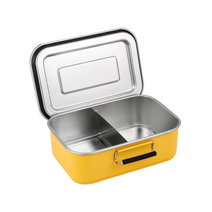 Everich ODM 900ml ECO-friendly Leakproof Stainless Steel Bento Lunch Box Metal Lunch Container