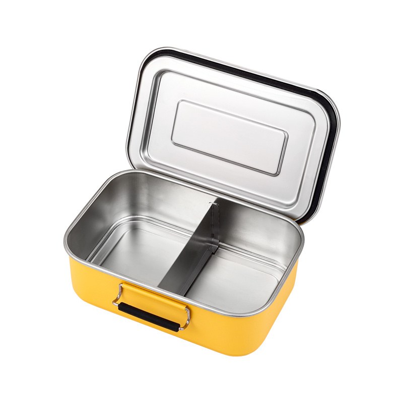 Everich ODM 900ml ECO-friendly Leakproof Stainless Steel Bento Lunch Box Metal Lunch Container