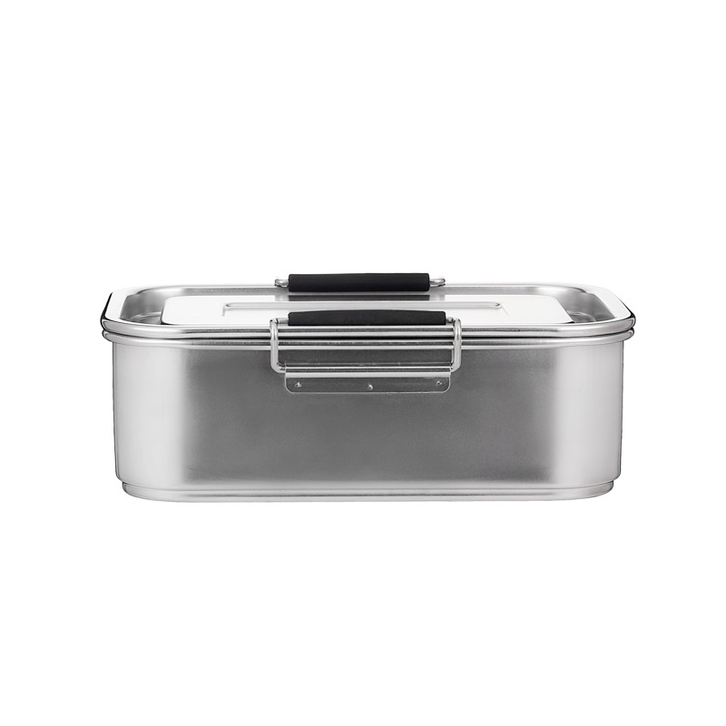 900ml Sustainable Tiffin Eco Friendly Metal Bento Box Food Storage Container Stainless Steel Bento Box Leak Proof