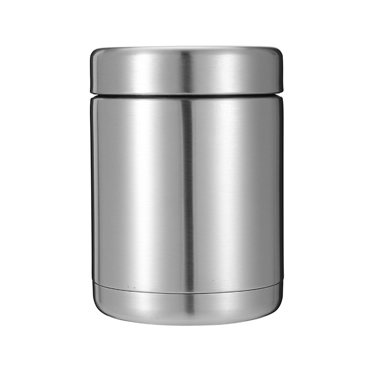 Wholesale Multiple capacity 450ML Portable Round Shape Leak Proof Thermal lunch box Stainless Steel Food Container Food Jar