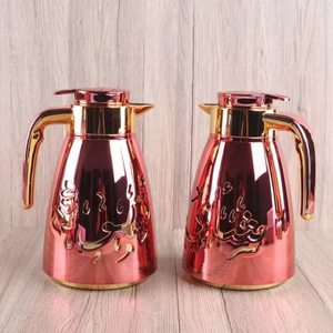 wholesale colorful 1L 1000 ML dallah arabic coffee pot tea sets for home hotel espresso coffee pot