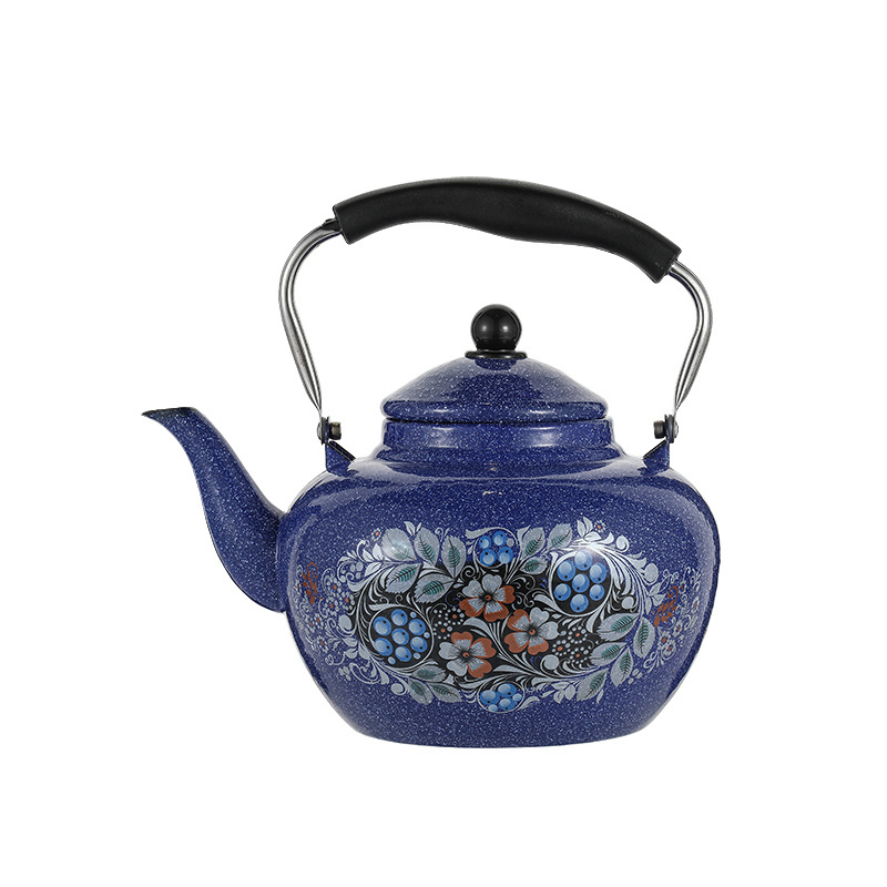 Wholesale Custom Printed Ceramic Tea Pot Chinese Style Porcelain Teapots Kettles for Home