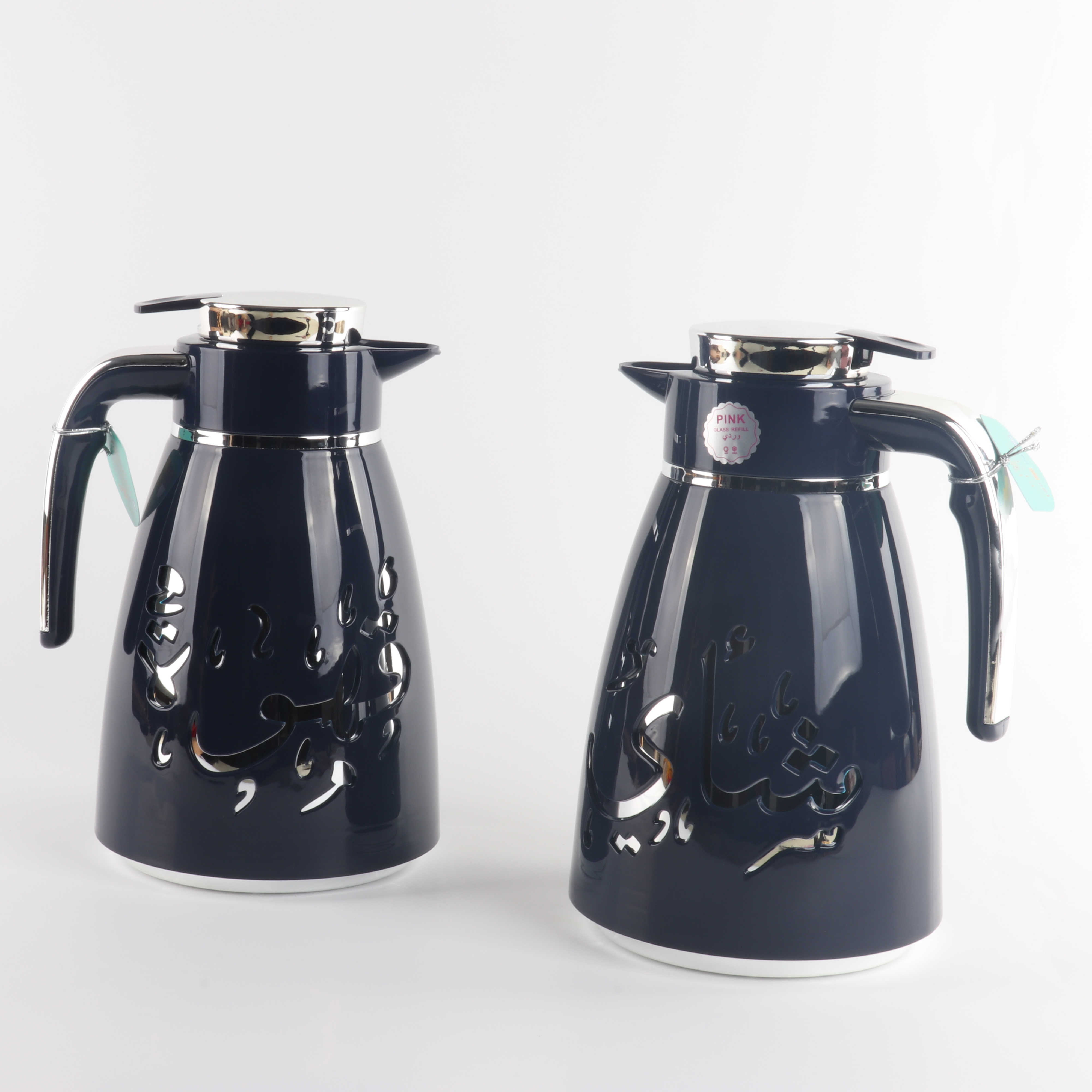 New arriving Luxury Blue Arabic coffee tea pot  1000ML Dallah Insulated Thermal Flask Coffee pot