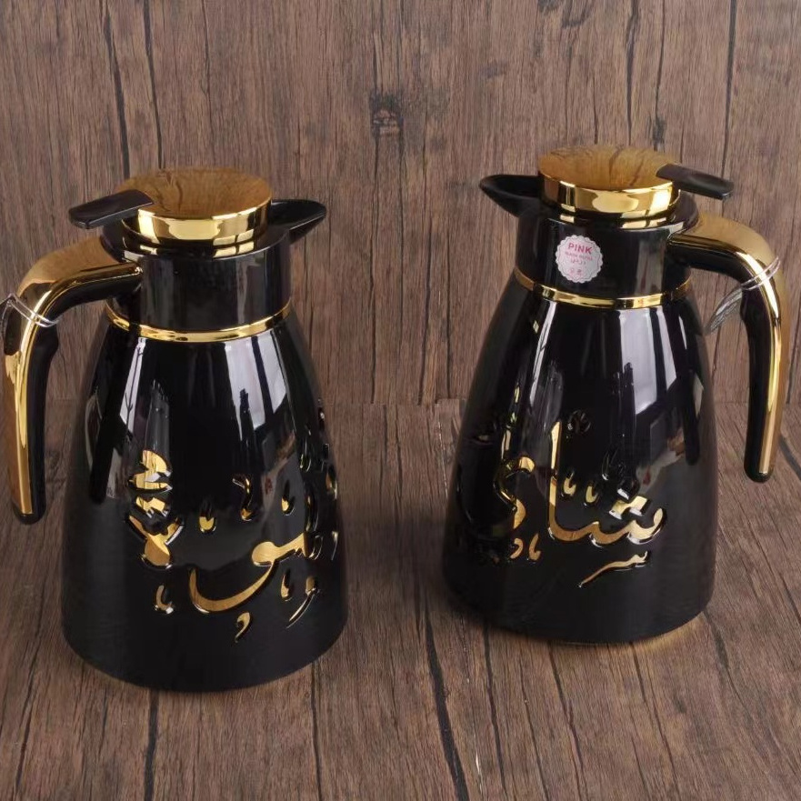 New arriving Luxury Blue Arabic coffee tea pot  1000ML Dallah Insulated Thermal Flask Coffee pot