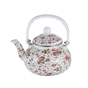 Wholesale Custom Printed Ceramic Tea Pot Chinese Style Porcelain Teapots Kettles for Home