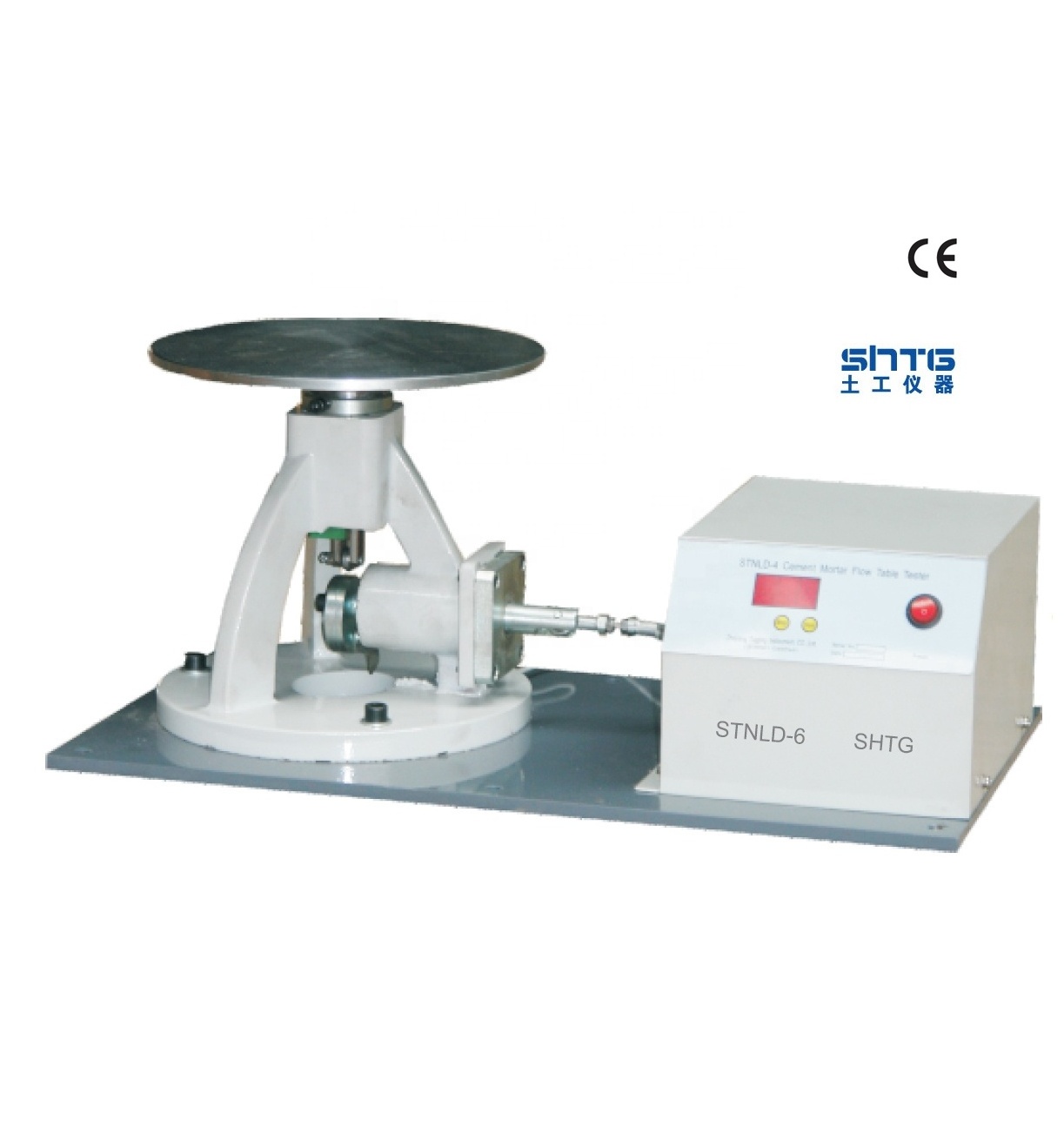 STNLD-6 Electric Cement Mortar Flow Table for Determining the Flow of Mortar Building lime Grout Mud Cement Concrete Apparatus