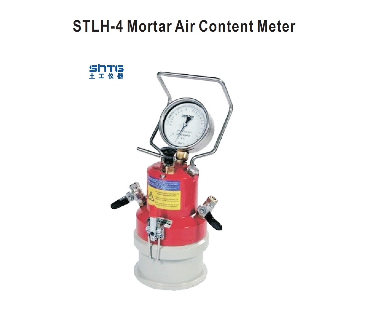 STLH-4 Mortar Air Content Meter Concrete Cement Air Gas Content Meter Air Content Meter Civil Equipment Mortar Test Instruments