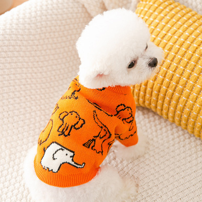 Multi-Color Soft Fashion Hand Knit Pet Sweater Huggle Pets Hoodie Dog Hoodie Pet Clothes For Small Medium Cat Dog Wear