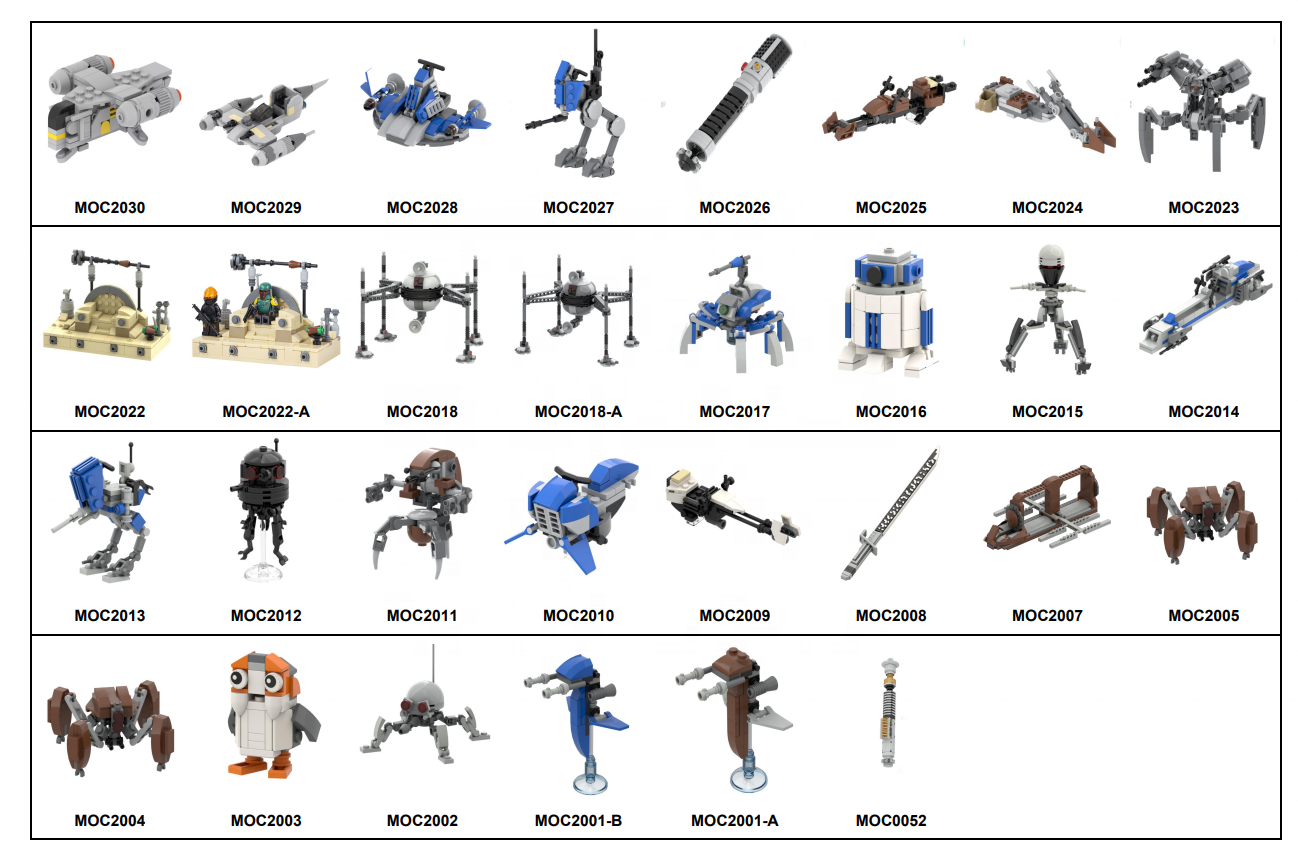 MOC2041 Tatooine Moisture Vaporator Star The Mandalorian  Movies Wars Mini Action figures Building Blocks Toys Gifts Kid