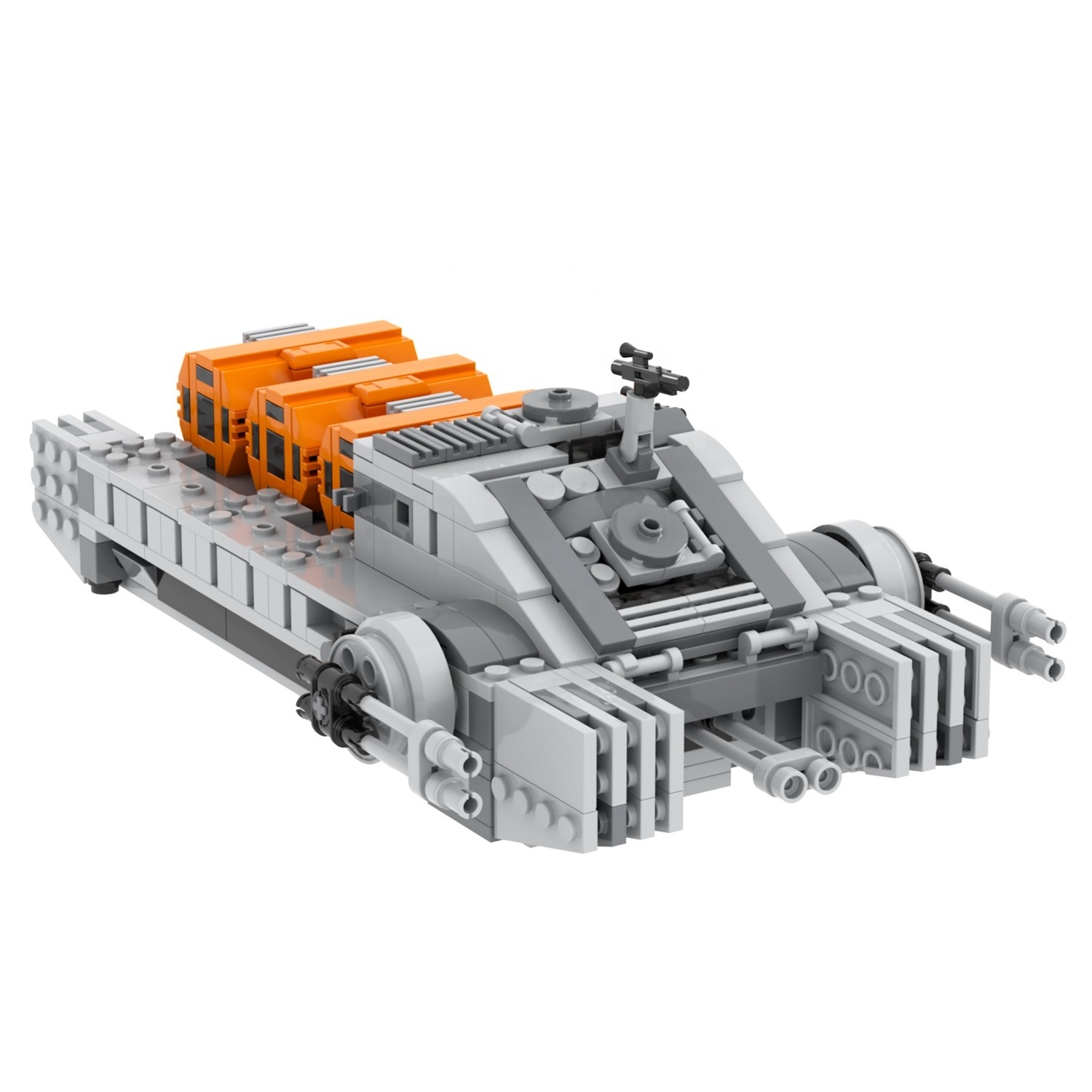 MOC Space wars Imperial Assault Hovertank Building Blocks set  Toys Children Gifts leguoguo juguetes para los ninos mould king