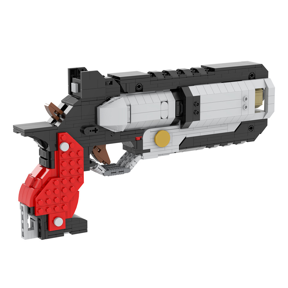 MOC1113 Game Series Legend Deformable Weapons Revolver Gun Model Educational toys anime figures Building Blocks kids toys