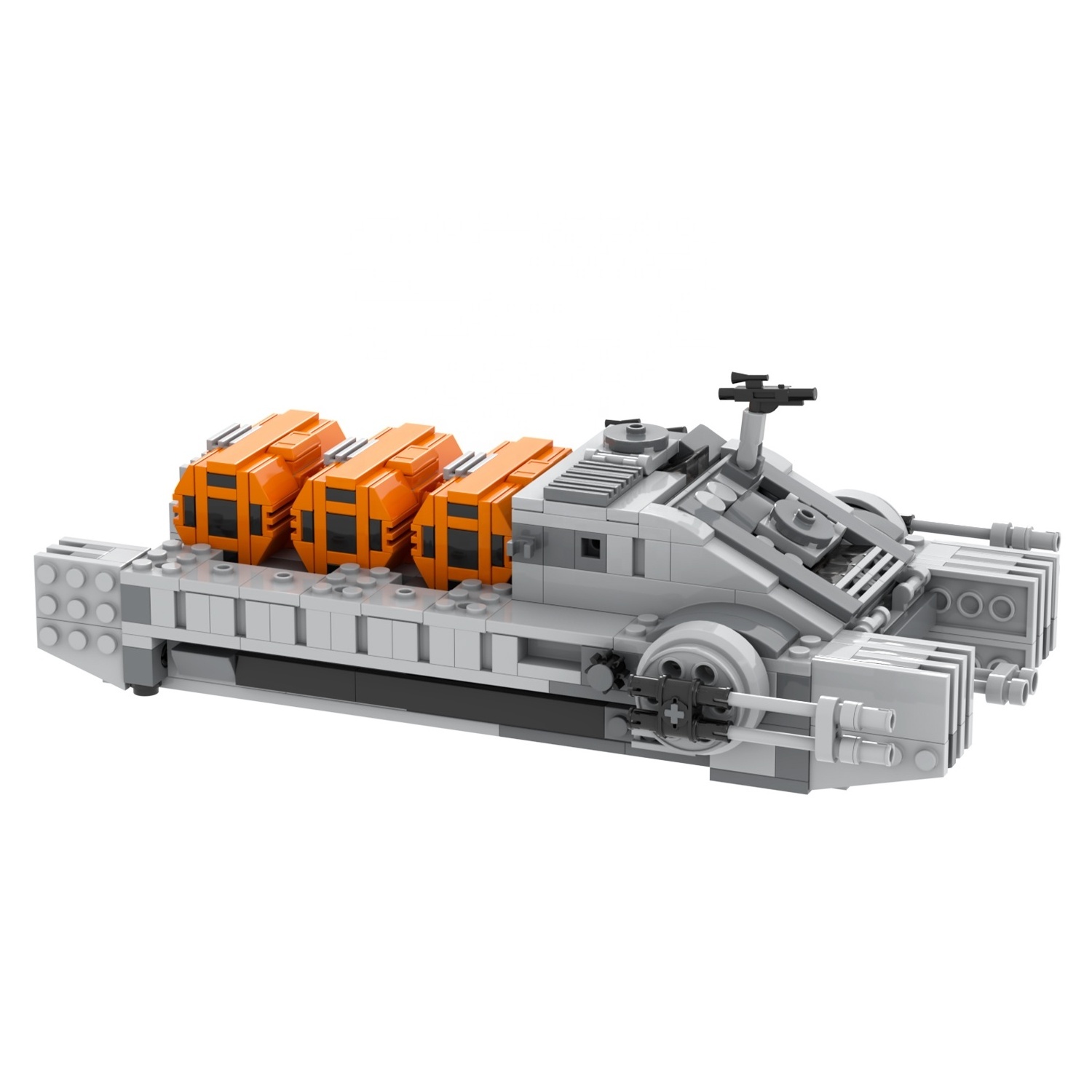 MOC Space wars Imperial Assault Hovertank Building Blocks set Wars Toys Children Gifts leguoguo juguetes para los ninos