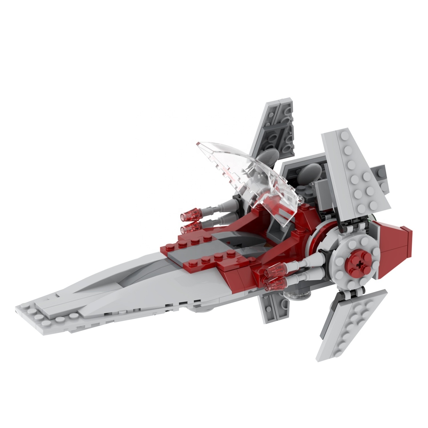 Block Set Star leguoguo Wars V-wing spacefighter no  Mini Action figures Building Blocks Toys  Building Kit  juguetes