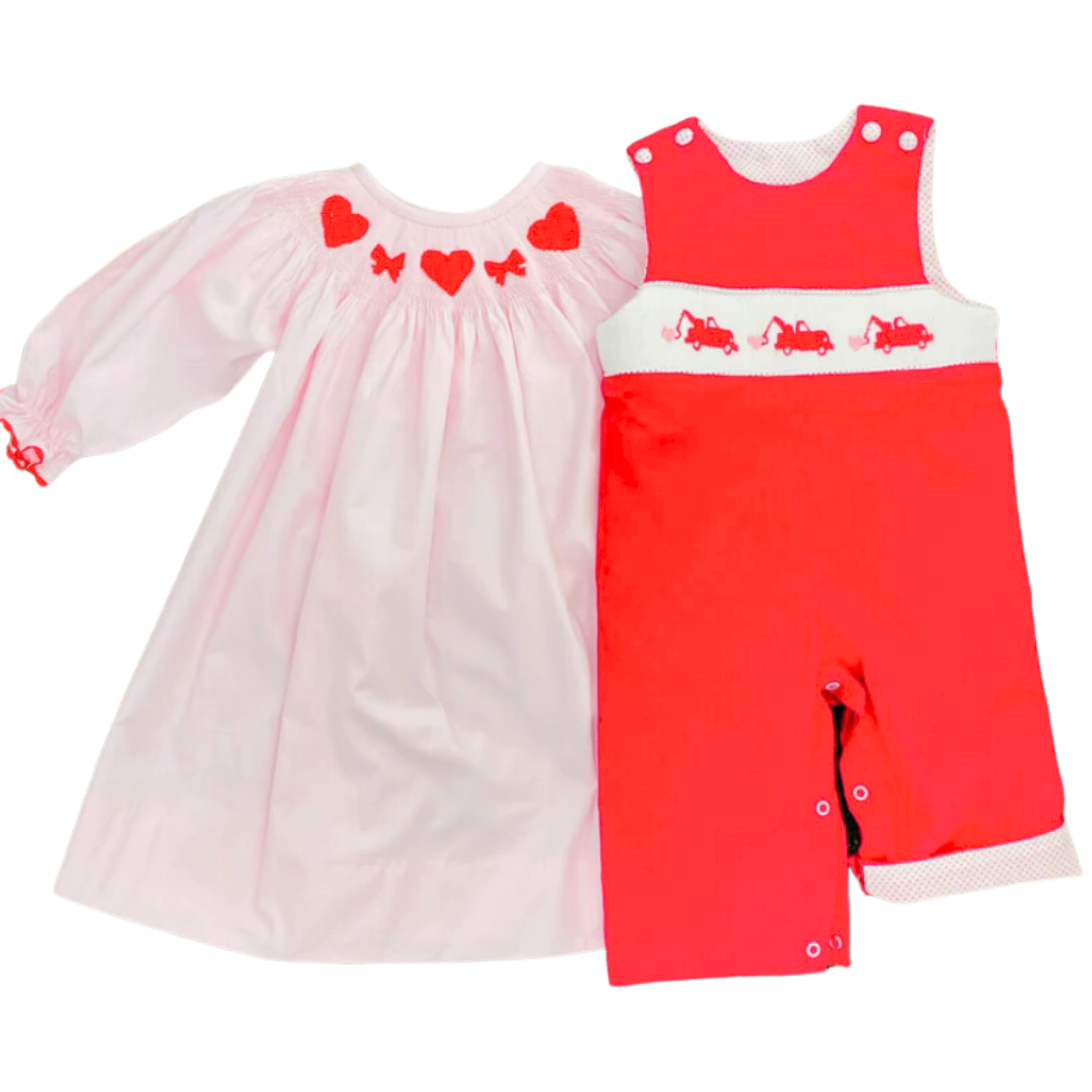 New Valentine 2024 Children Clothing Girl Smocked Dress For Princess From 2 Months To 12 Years OEM & ODM Wholesale