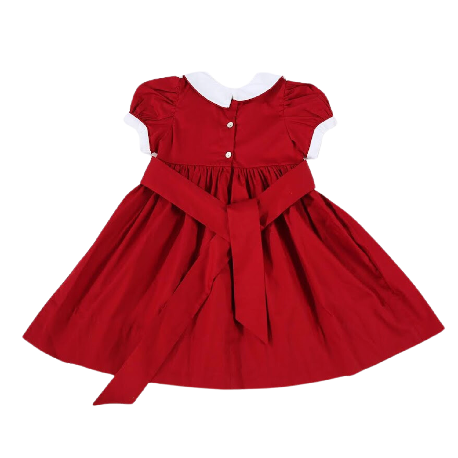 Baby Clothing Baby Dresses Girl Smocked Dress For Girl Cotton Red Short Customized Design From Vietnam Manufacturer