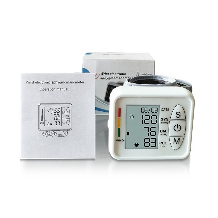 2022 Factory Wholesale Price Household Medical Devices Low Price Sphygmomanometer Health Monitoring Wrist Blood Pressure Monitor