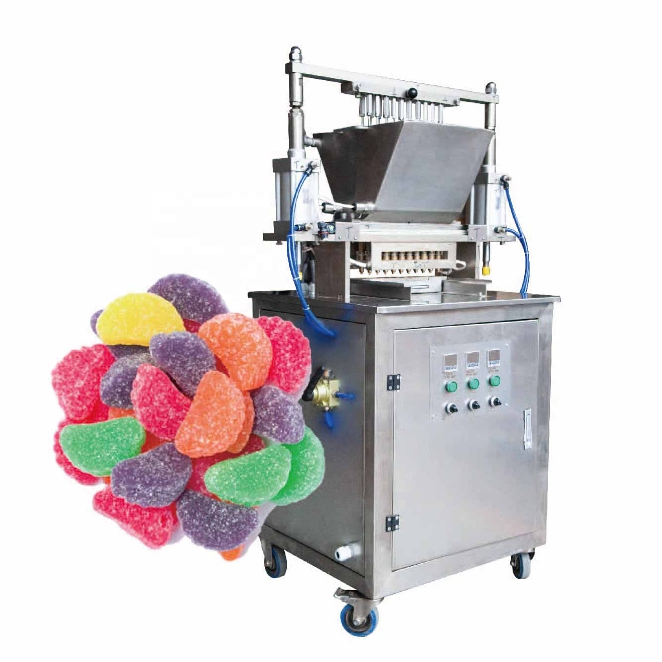 TG hot-sale products sport gummy candy machine manual making machine pastel and small candy  cleaning table other snack machine