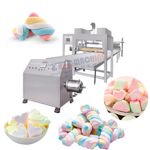 Small output fully automatic multi-color marshmallow extruder equipment chocolate sandwich marshmallow depositor production line