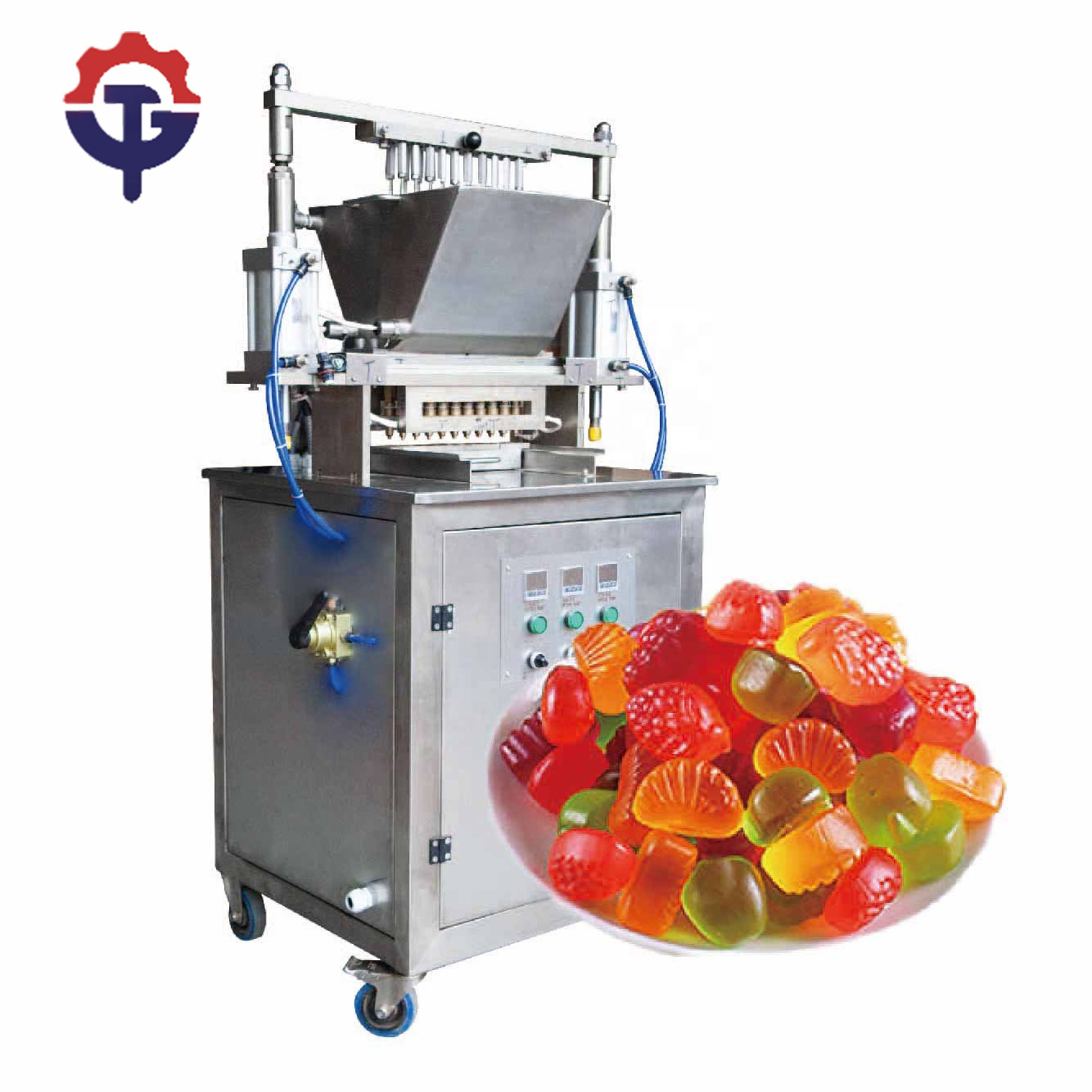 TG Cheap price semi-automatic lab use small jelly candy maker making depositing production machine