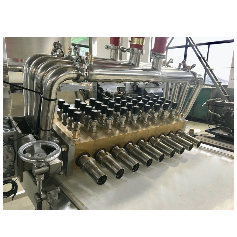 Small output fully automatic multi-color marshmallow extruder equipment chocolate sandwich marshmallow depositor production line