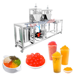 Semi-automatic High Efficiency Popping Boba Machine Crystal Boba Production Line