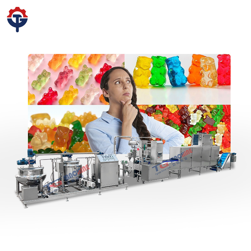 Excellent performance Seamless integration vitamin gummy making machine great candy production line