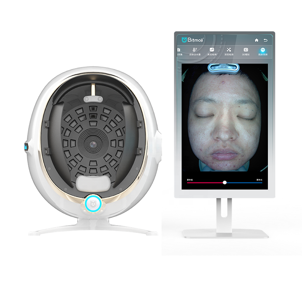 21.5 inch 3D Uv Light Facial Moisture Analyzer Skin Analysis Skin Scanner Machine