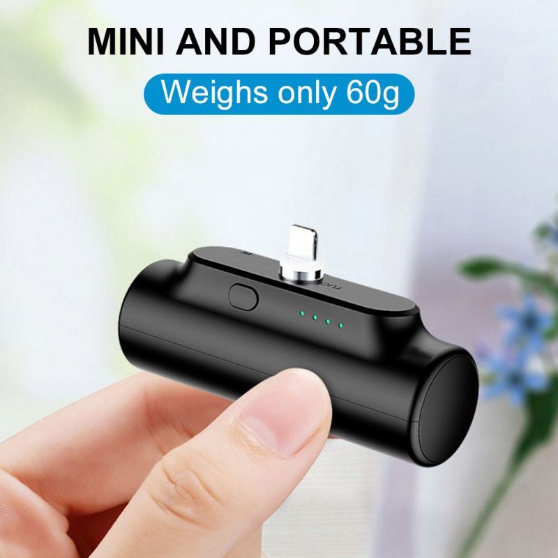 3 In 1 Mini Power Bank 3000mAh Portable Charger Magnetic Power Bank Emergency External Battery for Most Cell Phones Charge